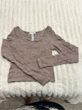 Altar’d State Long Sleeve Top in Mauve